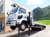 中古ユニック車（２５９８４　イスズ　セルフローダー　ウインチ付き）