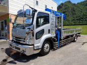 中古ユニック車（２６３５７　増トン　積載5ｔ（車両総重量１１トン）　５ダン　ラジコン）