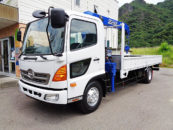 中古ユニック車（２５４４３　日野４ダン　ラジコン　フックイン）